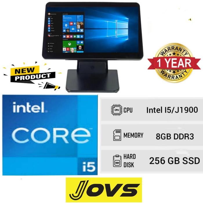 Mesin kasir PC All in One Core i5 RAM 8/256GB Touchscreen Win 10