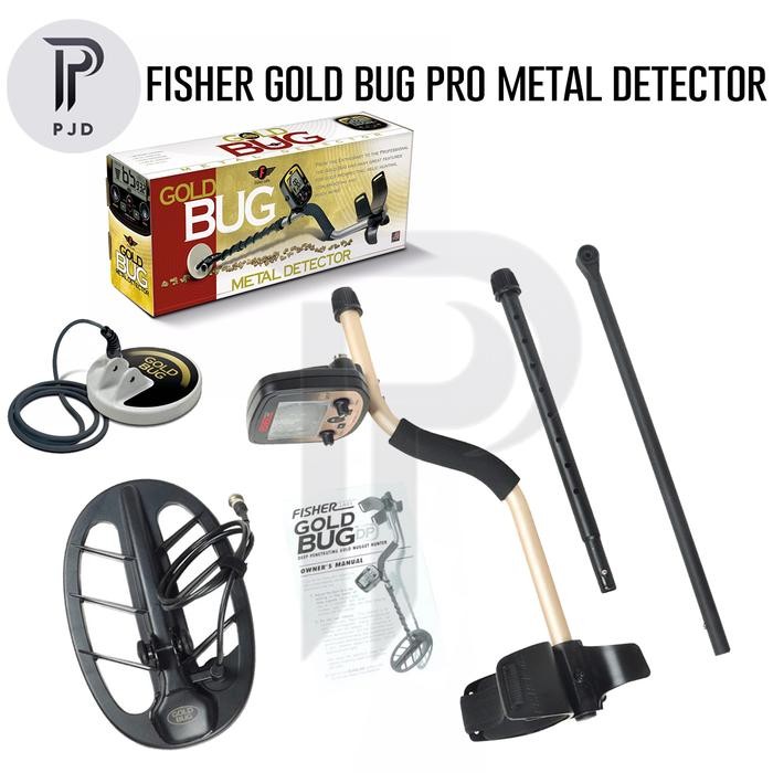 FISHER Gold Bug Gold Silver Metal Detektor Detector Emas Logam ORI