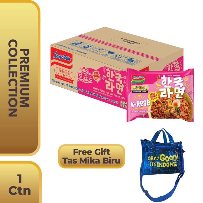 

1 Carton Indomie Korean K-Rose Free Gift Tas Mika Warna