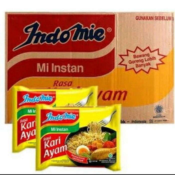 

Indomie kari ayam 1 dus isi 40 pcs