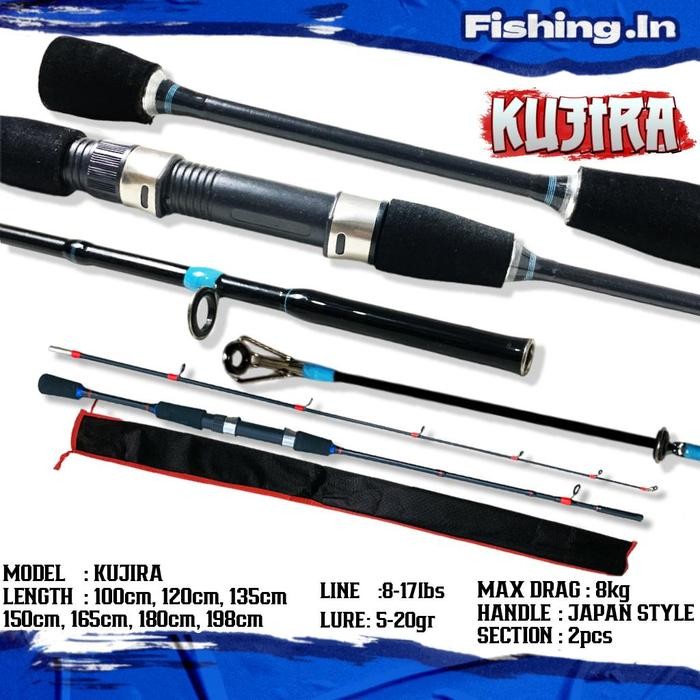 Joran Casting Medium Fiber solid 8-17 Cod Gratis Ongkir