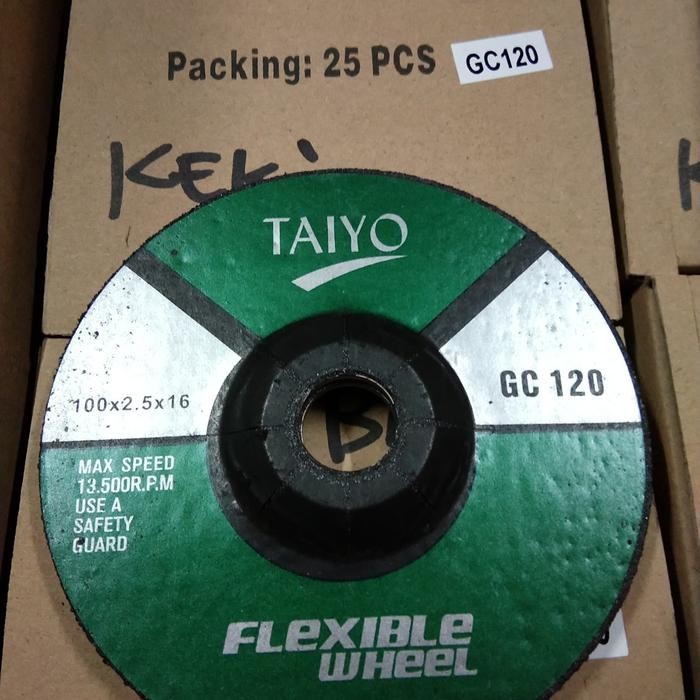 Batu gerinda POLES GRANIT Taiyo / Batu poles marmer/ Flexible wheel