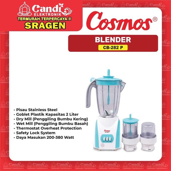 COSMOS BLENDER 3 IN 1 PLASTIK - CB 282 P