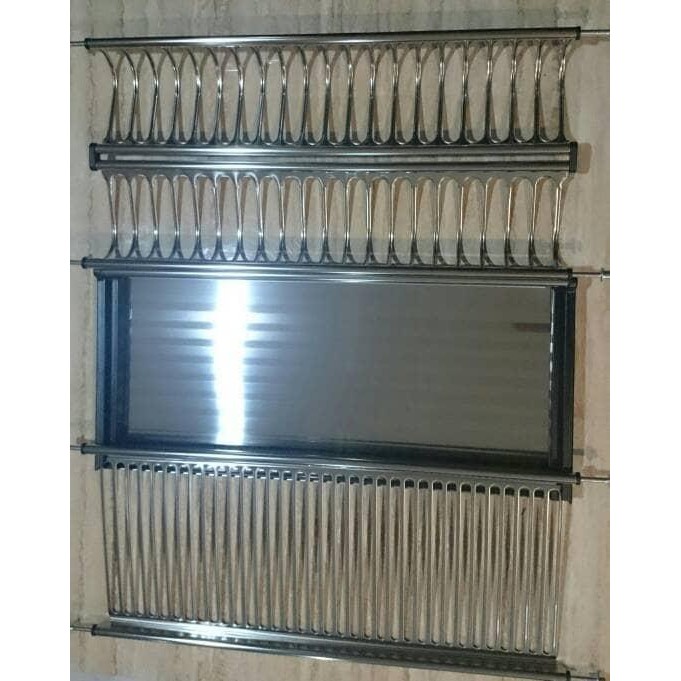 Rak Piring / Rak Gelas /Rak Stainless Steel 60cm