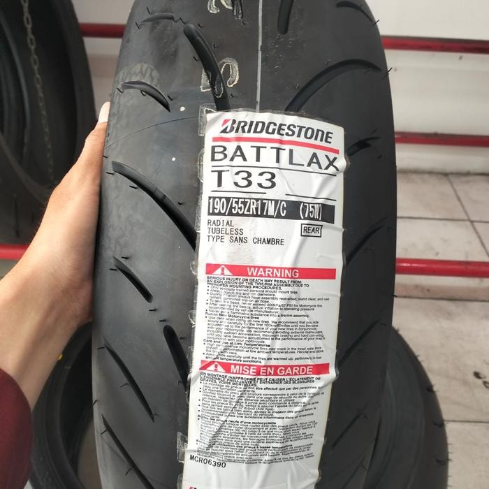 Ban Luar Bridgestone Battlax T31 Ukuran 190-55 Ring 17