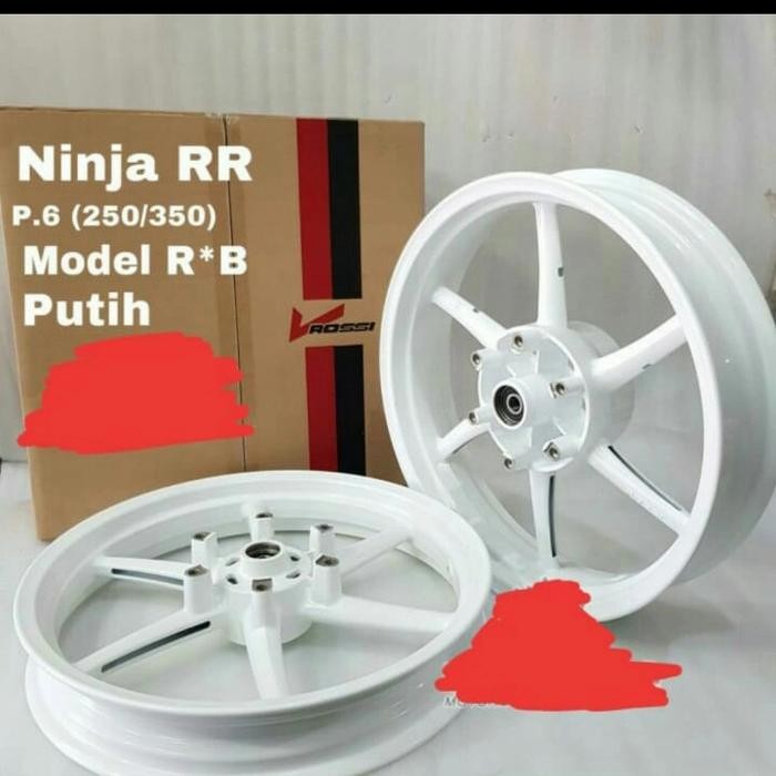 Pelek Racing Rossi Sanca Model Rcb Kawasaki Ninja Rr Ring 17 Uk250/350