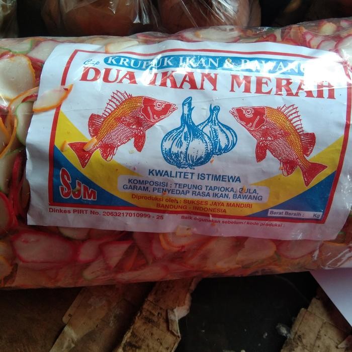 

Kerupuk Bawang Warna Warni (+- 3 Kg ) Best Quality Asli 100% Original