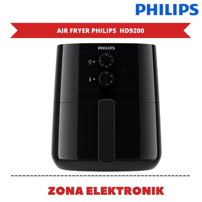 Jual Rugi Air Fryer Philips Hd9200/91 Low Watt 4.1L Alat Penggoreng Tanpa Minyak