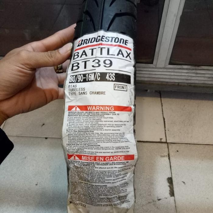 Ban Luar Battlax Bt39 Uk 80/90-16