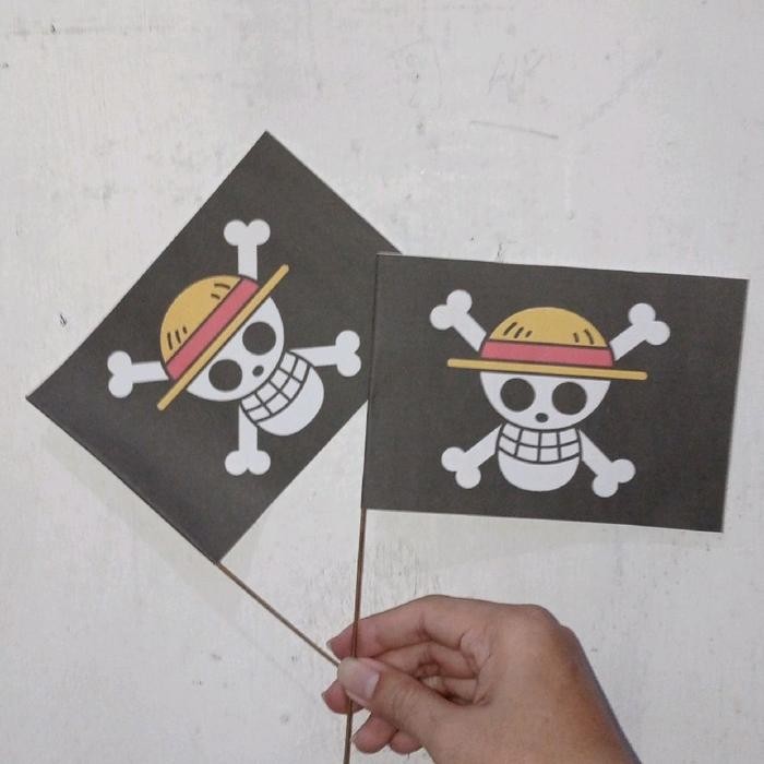 

(Allthebest) Bendera viral One piece mini home made 15x10cm