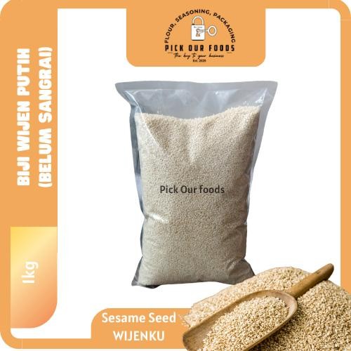 

Wijen Putih Biji Wijen Putih Belum Sangrai Wijenku Sesame Seed Best Quality Asli 100% Original
