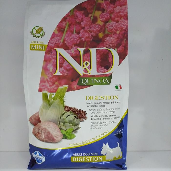 

Farmina Quinoa Digestion Lamb Mini Breed 2,5Kg Terlaris