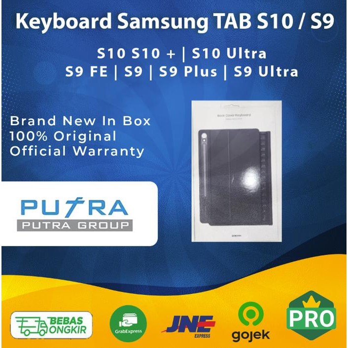 TERBARU (RESMI) BOOK COVER KEYBOARD SAMSUNG GALAXY TAB S10 S9 S9 FE PLUS ULTRA TRACKPAD TERMURAH