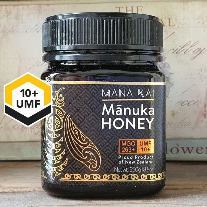 

Neww MANA KAI MADU MANUKA HONEY UMF 10+ 250g RAW MANUKA GLYPHOSATE FREE NZ Terlaris