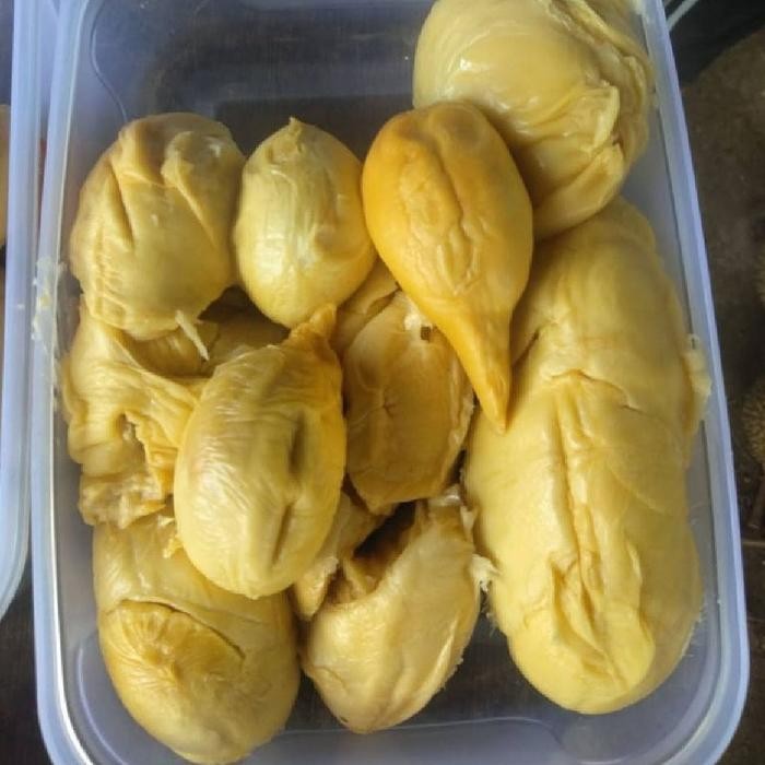

ASLI Durian Kupas Kalimantan Best Seller Legit Manis Pait dan Legit Manis READY STOCK