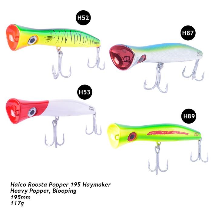 Halco Roosta 195 117gr Haymaker Lure Popper Rosta Popping