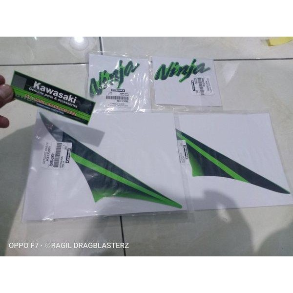striping Stiker tangki set ninja rr old SE hijau 2010 2011 original (TERBAIK) (TERBARU) (TERMURAH)
