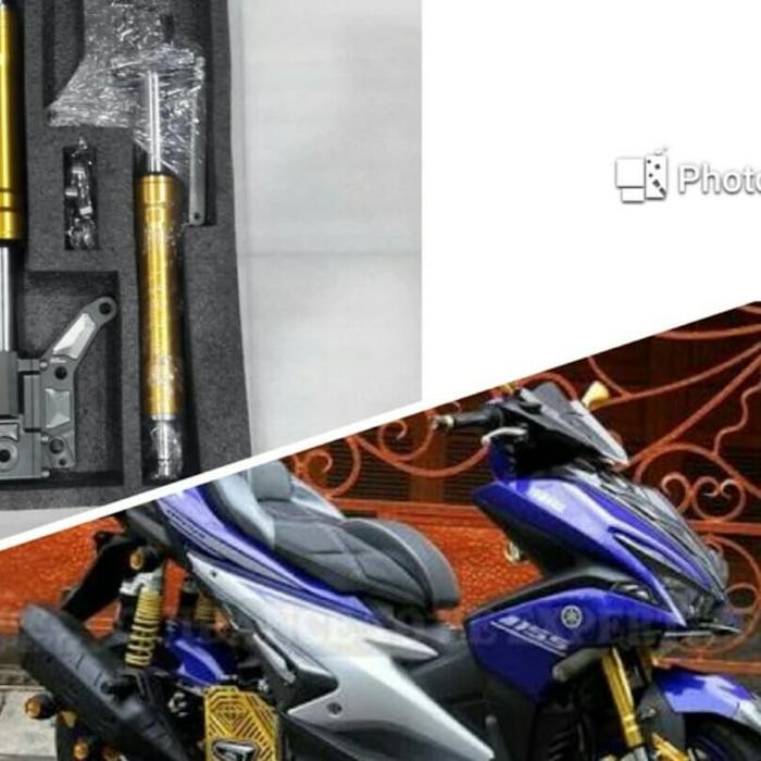 USD AEROX 155 UPSIDEDOWN TABUNG SHOCK DEPAN NUI AEROX NON SEGITIGA PNP