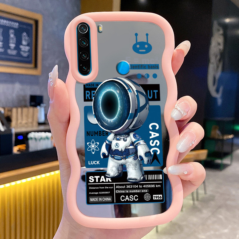 Casing HP Untuk Xiaomi Redmi Note 8 Pro Note 8T Case Astronot NASA Macaron Softcase Silikon lunak Ka