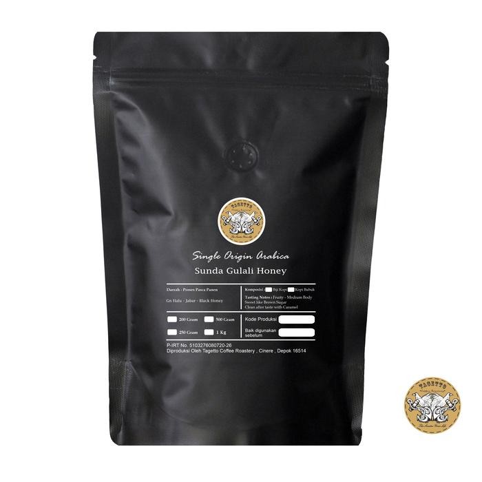 

Biji Kopi Arabika Sunda Gulali Honey 1Kg Specialty Arabica Bean Ground Bubuk 1 Kg Tagetto Coffee