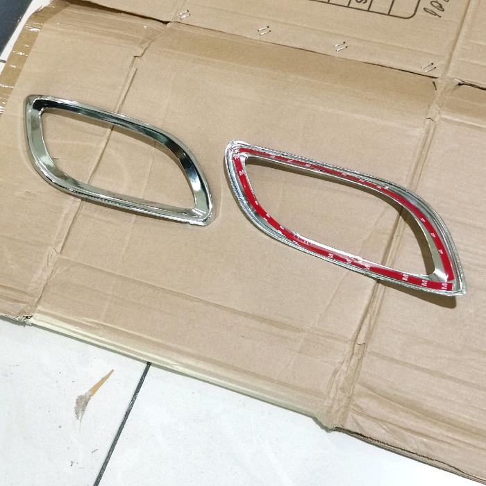 Cover ring foglamp new yaris 2012 garnish fog lamp chrome