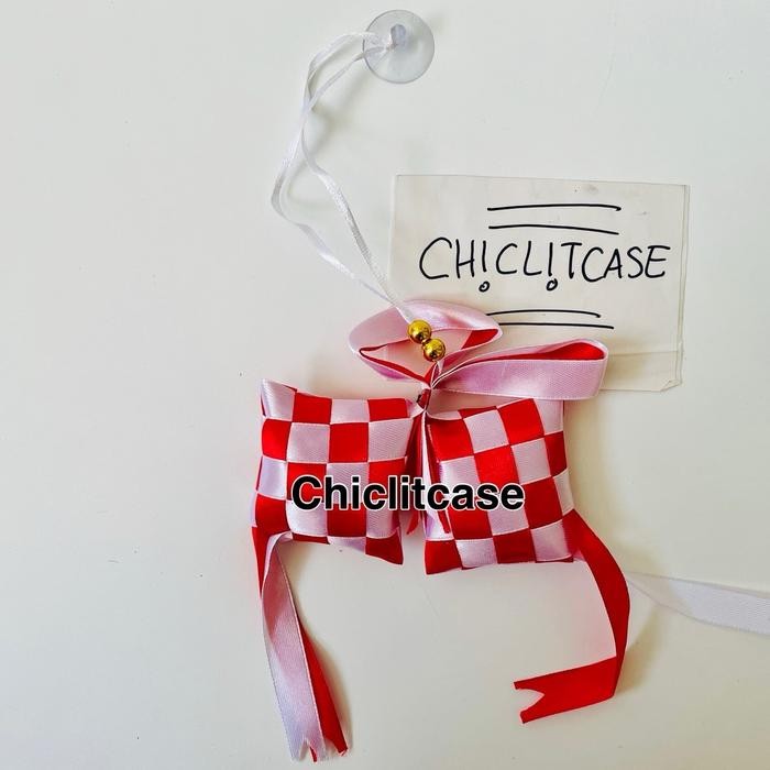 DEKORASI 17 AGUSTUS/GANTUNGAN MOBIL 17 AGUSTUS/DEKORASI KEMERDEKAAN HUT RI/DEKORASI MOBIL KETUPAT