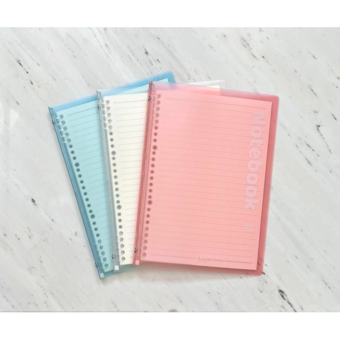 

B515 Koob. Compact Slim B5 Loose Leaf Ring Refillable Binder Notebook Kode 236