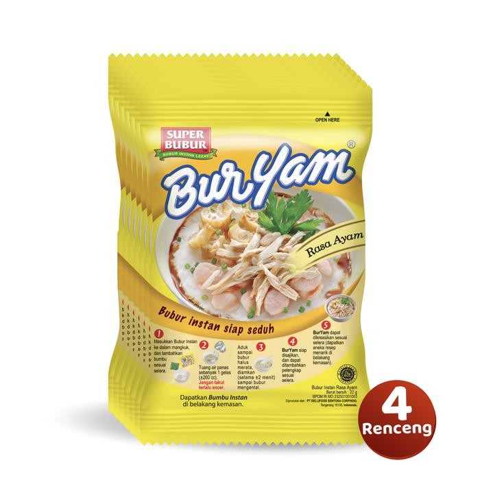 

Diskon! Promo Paket 4 Renceng Super Bubur Buryam Bubur Instan Praktis