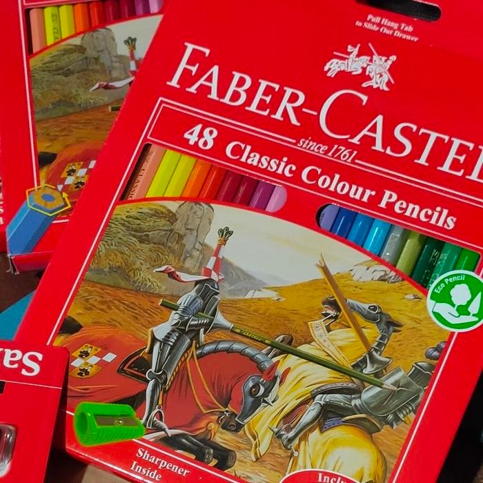 

pensil warna Faber-Castell 48 warna (color) original