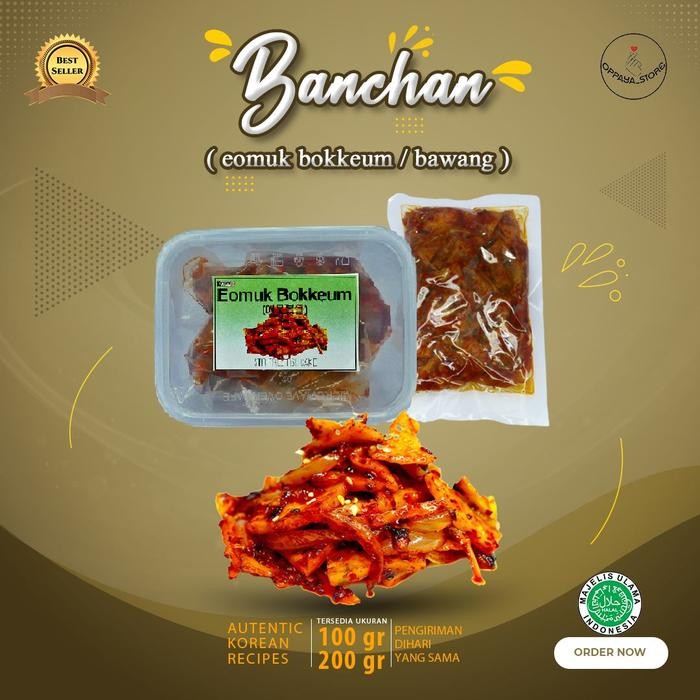 

Diskon! Promo Banchan Eomuk Bokkeum Stir Fried Fish Cake Odeng Goreng 500Gr