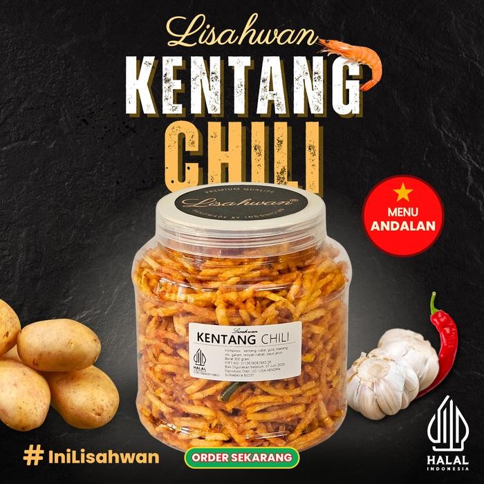 

Diskon! Promo Kentang Mustofa Chili Pedas Manis Renyah Lisahwan