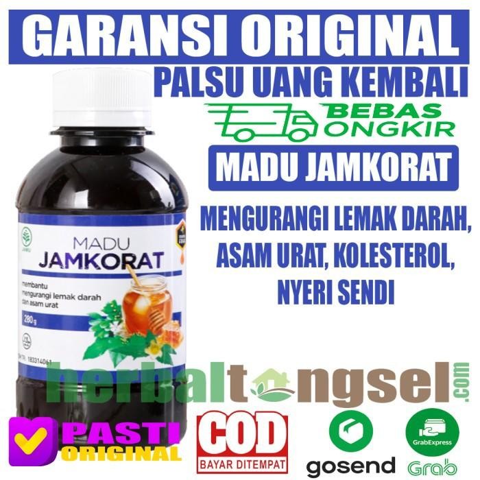 new madu jamkorat asli - madu kolestrol & asam urat shopee
