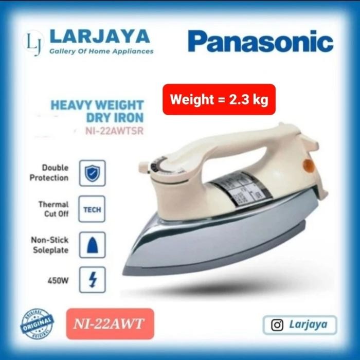 READY SETRIKA PANASONIC NI-22AWT DRY IRON ORIGINAL