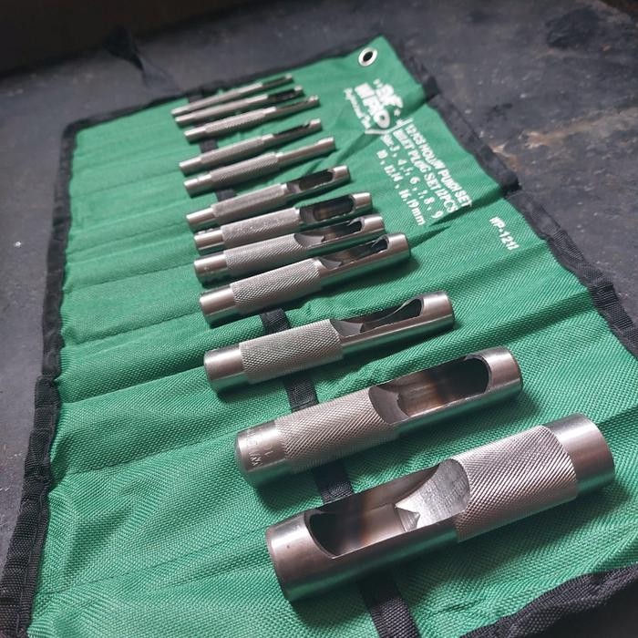 

Alat Plong Set Pembolong Gasket Kulit Plong Set Wipro 12 Pcs