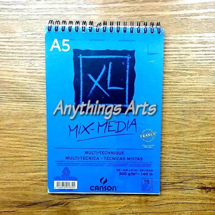 

Canson Xl Mix Media A5 300Gsm 15 Lembar Buku Gambar