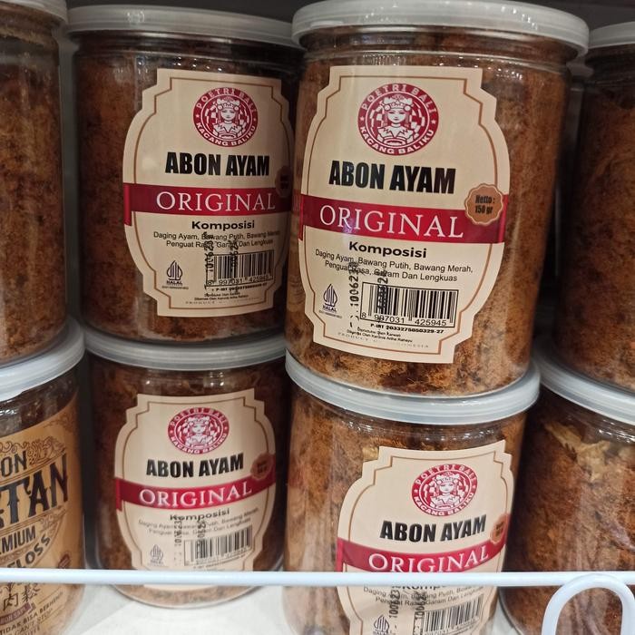 

Sale terbaru poetri bali abon ayam original 150gr Ready