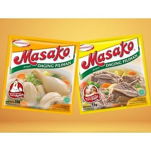 

(Allthebest) MASAKO BUMBU PENYEDAP MAKANAN RENCENG RASA KALDU AYAM SAPI 12X10 GRAM