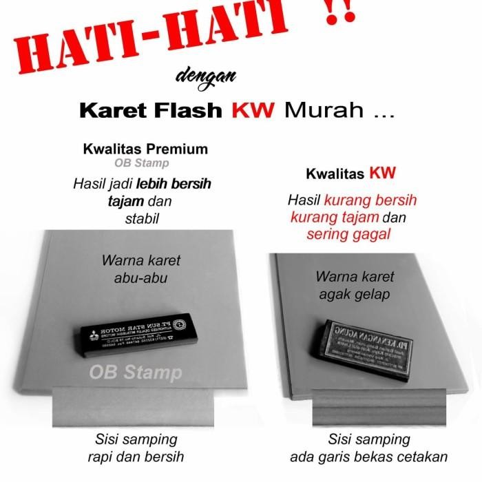 

ID KARET STEMPEL FLASH "MARK" - KUALITAS PREMIUM (WARNA ABU-ABU)