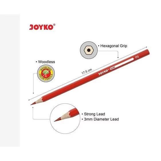 

ID PENSIL WARNA JOYKO 24 WARNA