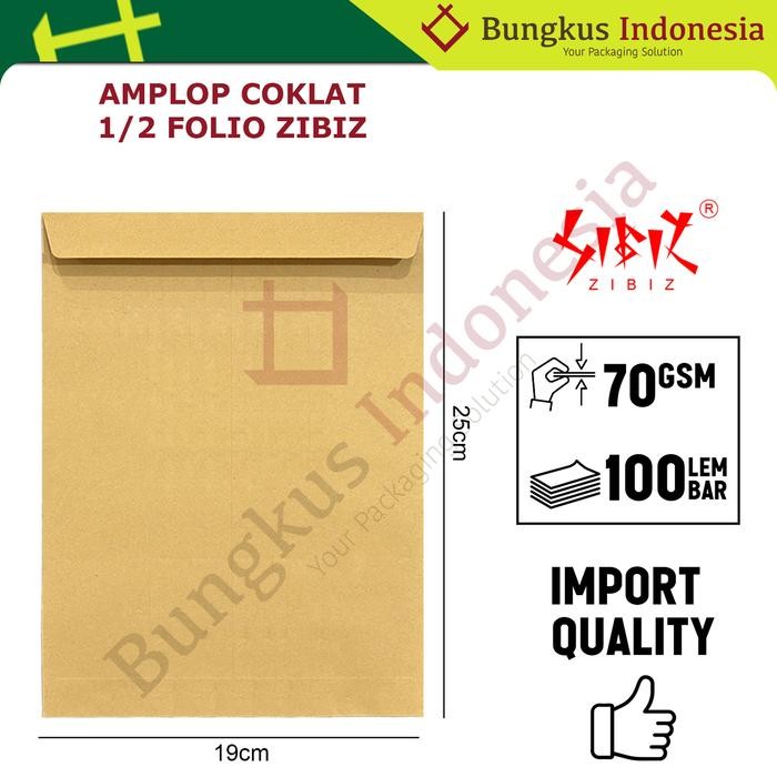 

ID AMPLOP COKLAT 1/2 FOLIO ISI 100LBR