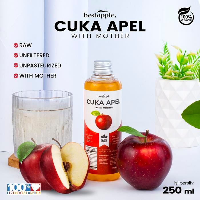 

CUKA APEL ORIGINAL - BESTAPPLE - DIET DETOKS - APPLE CIDER VINEGAR