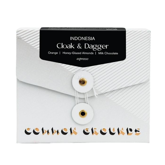 

COMMON GROUNDS ESPRESSO BLEND ARABICA COFFEE : CLOAK & DAGGER 200GR