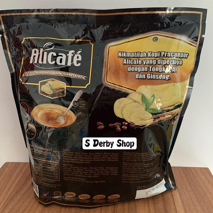 ALICAFE TONGKAT ALI GINSENG KOPI MALAYSIA INSTAN
