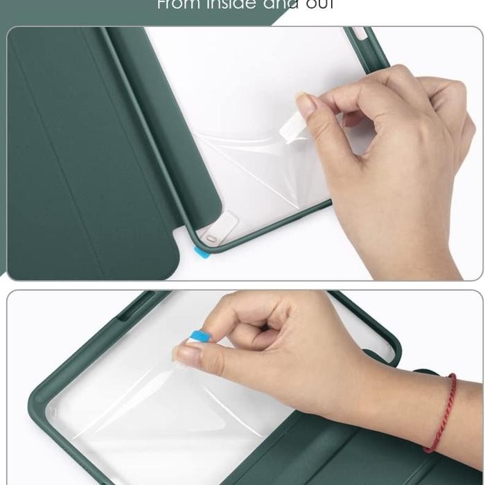 JTTOP" CASE IPAD TRANSPARAN IPAD GEN 8 9 10 11 A16 DAN TERBARU SOFTCASE AKRILIK IPAD APPLE