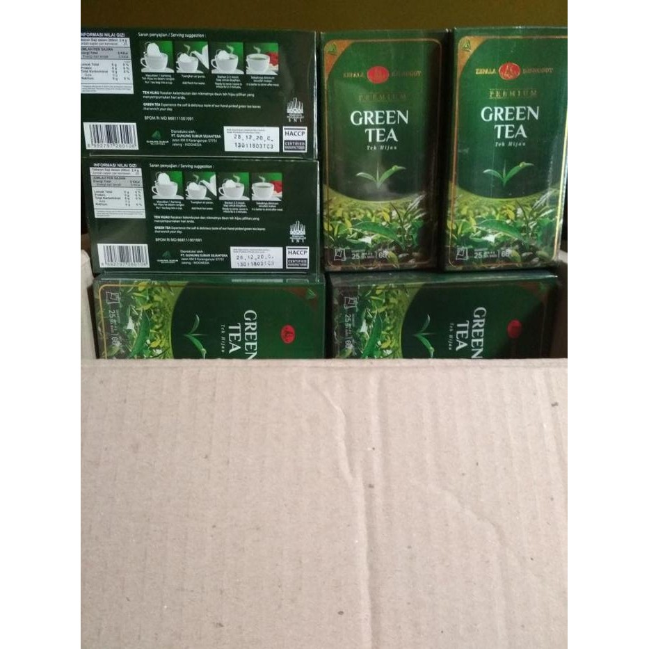 

50 GRAM TEH HIJAU CELUP GREEN TEA KEPALA DJENGGOT PREMIUM DIET KETO