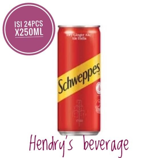 

SCHWEPPES GINGER ALE 250ML 1KARTON ISI 24PCS