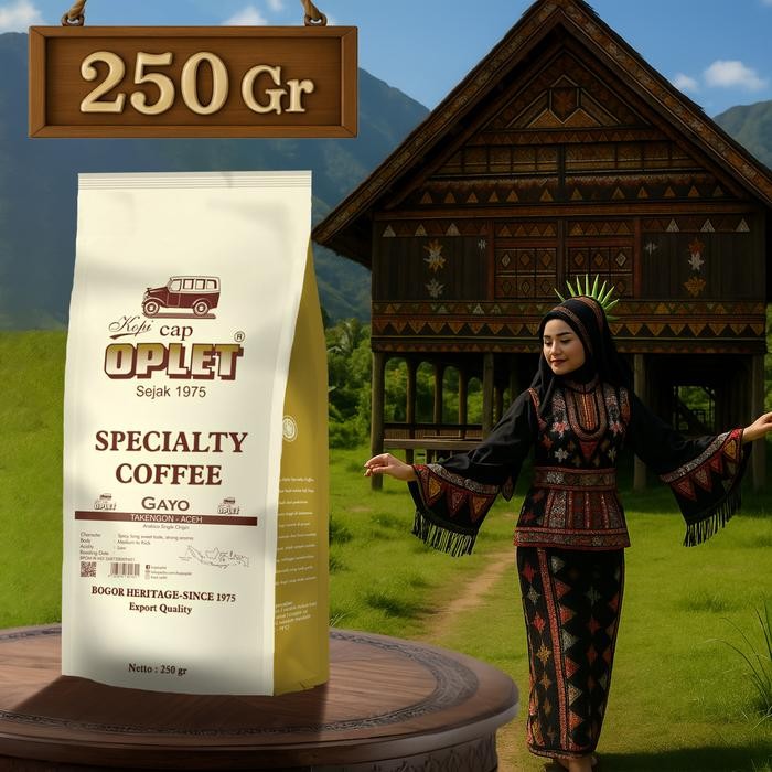 

KOPI OPLET SPECIALTY COFFEE - ACEH GAYO - 250 GRAM