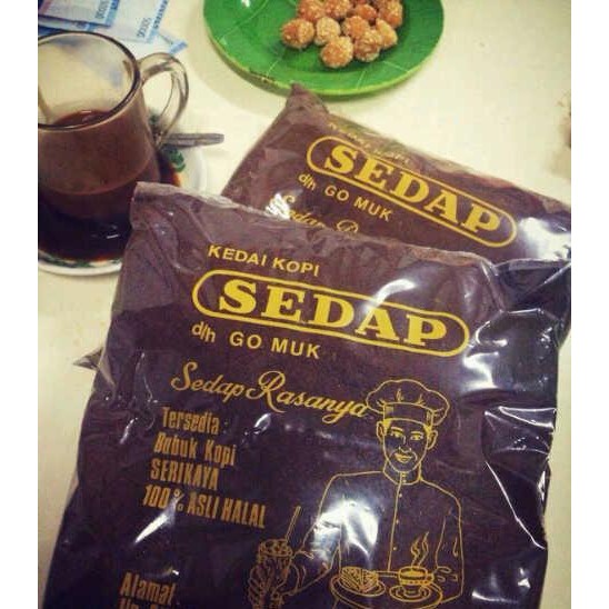 

BUBUK KOPI SEDAP SIANTAR SIDIKALANG KEDAI KOPI SEDAP SRIKAYA 500G