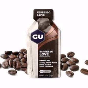 

GU ENERGY GEL GU GEL ESPRESSO LOVE 40MG KAFEIN CAFFEINE SEPEDA LARI