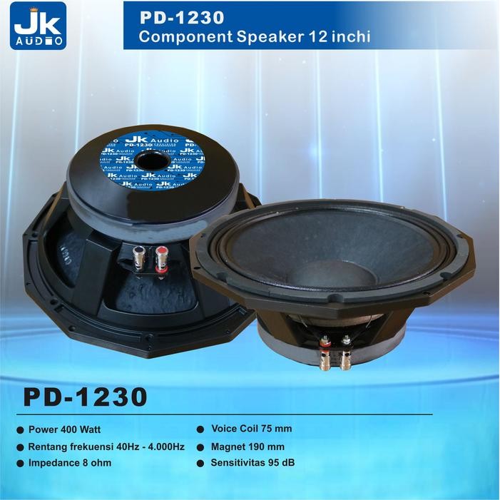 Speaker 12 inch Jk Audio PD-1230 speaker component PD 1230